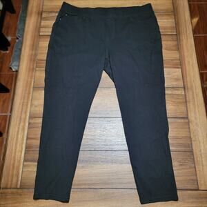 Seven7 Black Leggings w/ Faux Front Pockets - Size XXL